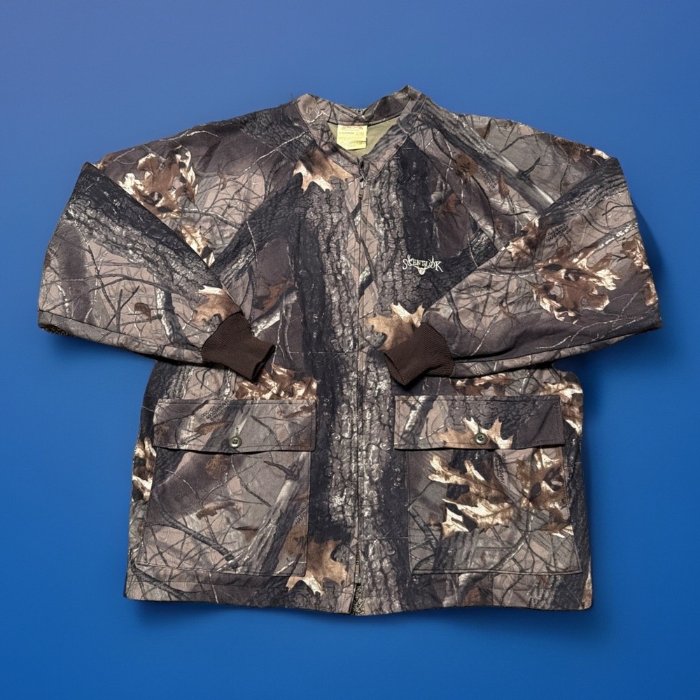 Scent-lok Scentlok Camouflage Hunting‎ Jacket Realtree Mens 2XL